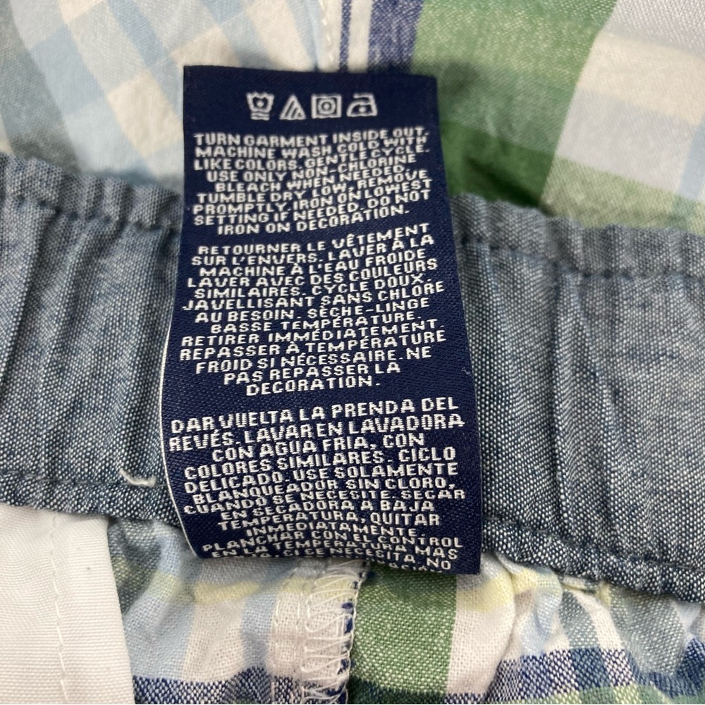 Set of 4 Nautica Plaid & Nautical Patterned Elastic Waist Shorts Boys' Sz 14/16 - Picture 14 of 14